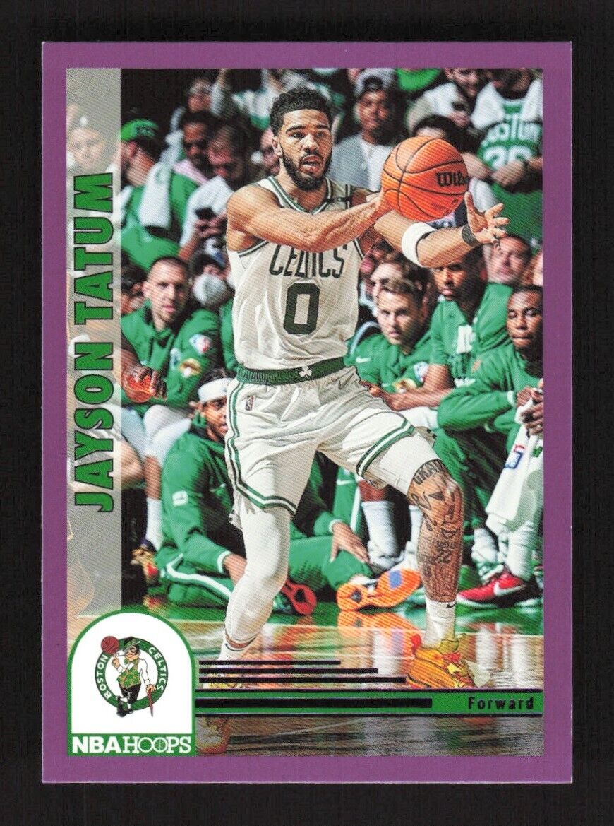 2022-23 Panini Hoops Purple Jayson Tatum #286 Boston Celtics