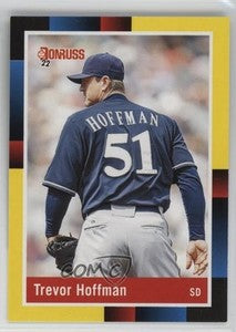2022 Panini Donruss Yellow Retro 1988 Trevor Hoffman #252 San Diego Padres