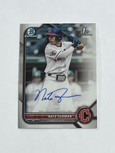Load image into Gallery viewer, 2022 Bowman Chrome Prospects Auto Nate Furman #CDA-NF Guardians

