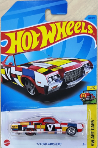 Hot Wheels '72 Ford Ranchero HW Art Cars 9/10 142/250