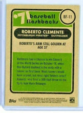 Load image into Gallery viewer, Roberto Clemente 2020 Topps Heritage Baseball Flashbacks Baseball Card #BF11
