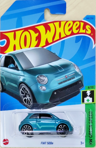 Hot Wheels Flat 500e HW Green Speed 8/10 144/250