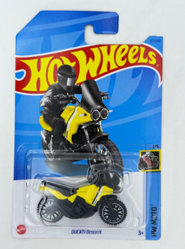 2023 Hot Wheels Ducati Desert X (Yellow) HW Moto 1/5, 67/250