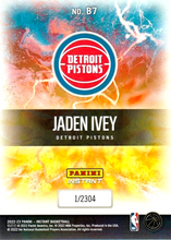 Load image into Gallery viewer, Jaden Ivey RC 2022-23 Panini NBA Breakaway #17 Detroit Pistons 1/2304
