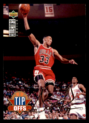 1994 Collector's Choice Scottie Pippen Silver Signatures TO #169 Bulls