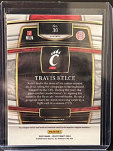 Load image into Gallery viewer, 2022 Panini Select Draft Pick Gold Laser Travis Kelce #30
