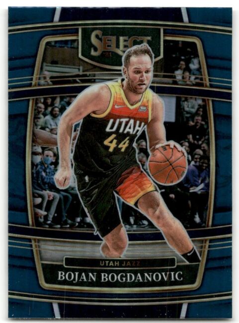 2021-22 Panini Select Blue Prizm Bojan Bogdanovic #69 Utah Jazz