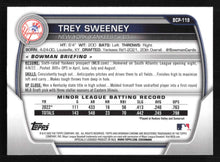 Load image into Gallery viewer, 2022 Bowman Chrome Sapphire #BCP119 Trey Sweeney
