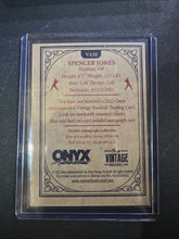 Load image into Gallery viewer, 2022 Onyx Vintage Extended Blue Signature #VASJ Spencer Jones /400 - New York Yankees
