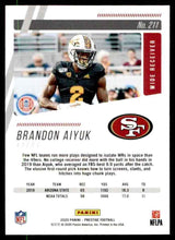 Load image into Gallery viewer, 2020 Prestige Xtra Points RED /399 Brandon Aiyuk ROOKIE #211 San Francisco 49ers
