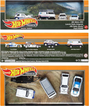 Load image into Gallery viewer, 2023 Hot Wheels Premium MG Metro 6R4, Lancia Delta Integrale, HW Rally Hauler, Ford RS200 Rally Legends Diorama Set
