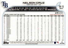 Load image into Gallery viewer, 2022 Topps Nelson Cruz #TB-15 Tampa Bay Rays
