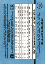 Load image into Gallery viewer, 1988 Donruss Carlton Fisk #260 Chicago White Sox

