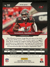 Load image into Gallery viewer, 2020 Panini Prizm Silver Auto Shaquil Barrett #260 Tampa Bay Buccaneers
