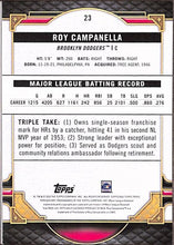 Load image into Gallery viewer, 2022 Topps Triple Threads #23 Roy Campanella Purple /299
