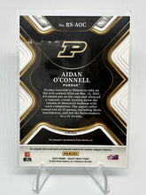 Load image into Gallery viewer, 2022 Panini Select Draft Pick Auto Rookie Aidan O&#39;Connell #RS-AOC
