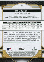 Load image into Gallery viewer, 2022 Topps Triple Threads Baseball Emerald #26 Luis Robert /259 Chicago White Sox
