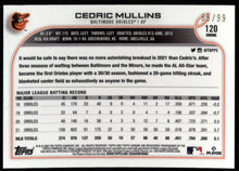 Load image into Gallery viewer, CEDRIC MULLINS 2022 TOPPS CHROME #120 GREEN WAVE REFRACTOR 04/99 ISA 9 Mint

