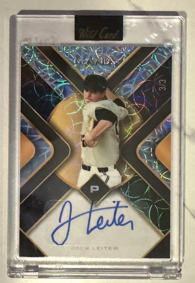 2023 Wild Card Auto Mania 3/3 Jack Leiter #AM-TH29