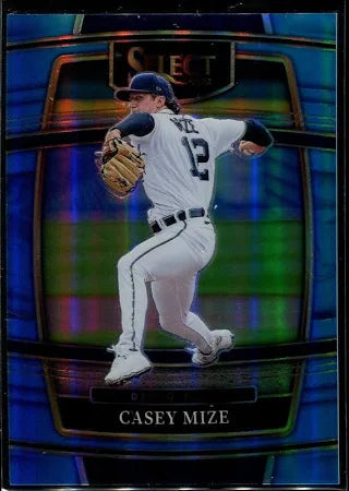 2022 Panini Select Blue Casey Mize #90 Detroit Tigers