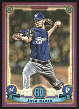 Load image into Gallery viewer, 2019 Topps Gypsy Queen Purple Josh Hader #204 Milwaukee Brewers
