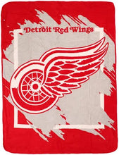 Load image into Gallery viewer, NHL Detroit Red Wings Micro Raschel Throw Blanket
