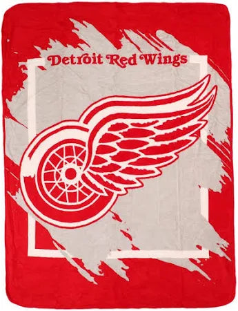 NHL Detroit Red Wings Micro Raschel Throw Blanket