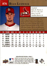 Load image into Gallery viewer, 2009 Upper Deck Ryan Ludwick #876 St. Louis Cardinals
