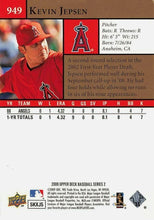 Load image into Gallery viewer, 2009 Upper Deck Kevin Jepsen RC #949 Los Angeles Angels
