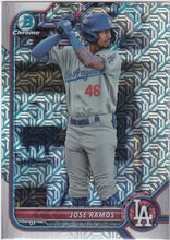Load image into Gallery viewer, 2022 Bowman Chrome Prospects Jose Ramos Mojo Refractors #BCP-228 Los Angeles Dodgers
