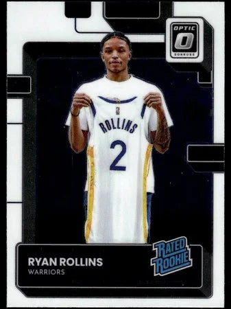 2022-23 Donruss Optic Ryan Rollins Rated Rookie #211 Golden State Warriors - walk-of-famesports