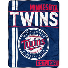 Load image into Gallery viewer, Minnesota Twins Walk Off Micro Raschel Throw Blanket
