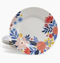 Load image into Gallery viewer, over&amp;back Spring Garden 4-piece Dinner Plate Set by Jess Phoenix
