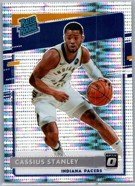 2020-21 Donruss Optic Pulsar Rated Rookies Cassius Stanley #199 Indiana Pacers