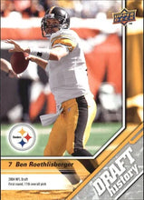 Load image into Gallery viewer, 2009 Upper Deck Ben Roethlisberger Draft Edition #165 Pittsburgh Steelers

