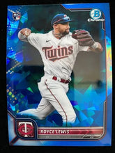 Load image into Gallery viewer, 2022 Bowman Chrome Saphire Royce Lewis RC #92 Minnesota Twins
