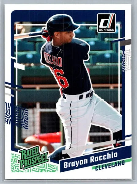 2023 Panini Donruss Rated Prospects Brayan Rocchio #70 Cleveland Indians