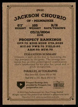 Load image into Gallery viewer, 2023 Onyx Vintage #VAJC Jackson Chourio - Milwaukee Brewers
