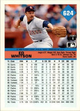 Load image into Gallery viewer, 1992 Fleer Ed Whitson #624 San Diego Padres
