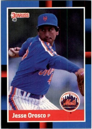 1988 Donruss Jesse Orosco #192 NY Mets