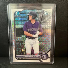 Load image into Gallery viewer, Bobby Martin Jr. 2022 1st Bowman Chrome Mojo Refractor Card #BCP-43 W
