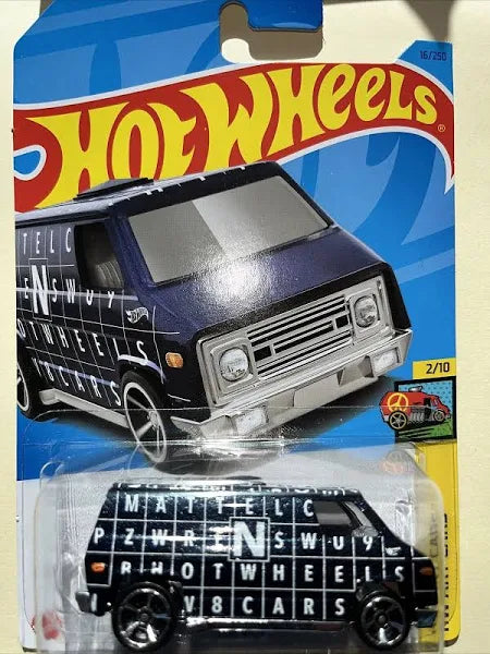 Hot Wheels 70s Van HW Art Cars 2/10 16/250 - Assorted