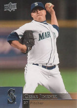 Load image into Gallery viewer, 2009 Upper Deck Cesar Jimenez #857 Seattle Mariners
