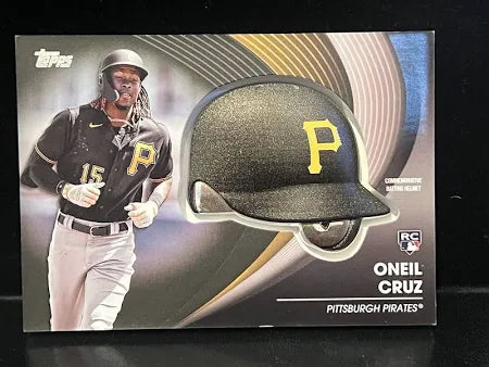 2022 Topps Update Commemorative Batting Helmet /299 Oneil Cruz #BH-OC Pittsburgh Pirates