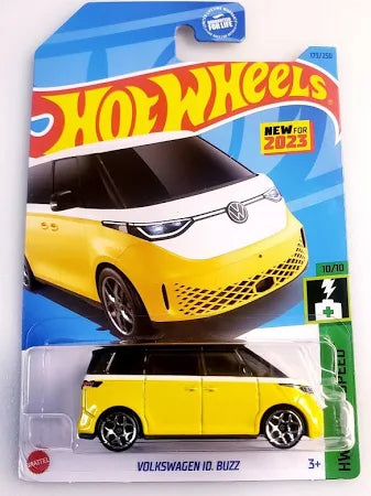 2023 Hot Wheels Volkswagen ID Buzz HW Green Speed 10/10, 173/250 NEW For 2023