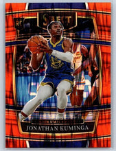 Load image into Gallery viewer, 2021-22 Panini Select Jonathan Kuminga Orange Flash Prizms 28 Golden State Warriors
