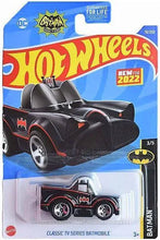 Load image into Gallery viewer, Hot Wheels Classic TV Series Batmobile Blue Batman 3/5 78/250 - Assorted
