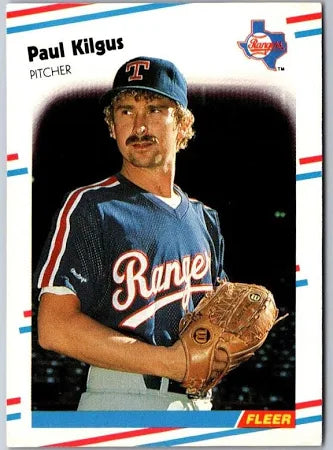 1988 Fleer Paul Kilgus #471 Texas Rangers