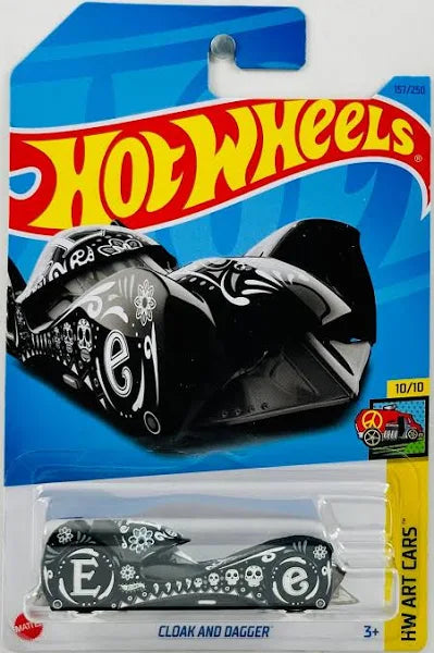 Hot Wheels Cloak and Dagger HW Art Cars 10/10 157/250 (Black)