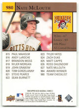 Load image into Gallery viewer, 2009 Upper Deck Nate McLouth #827 Pittsburgh Pirates
